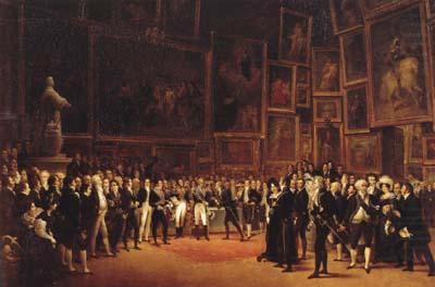 Charles X Bestwing Honors on the Artists of the Salon of 1824,1827 (mk04), Jean Auguste Dominique Ingres